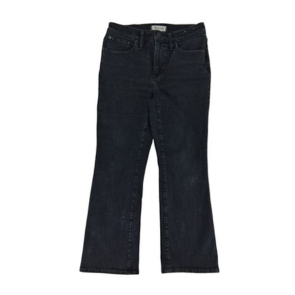 Madewell Denim - Madewell Jeans Womens 29 Gray Mid Rise Kick Out Bootcut Denim Charcoal Wash
